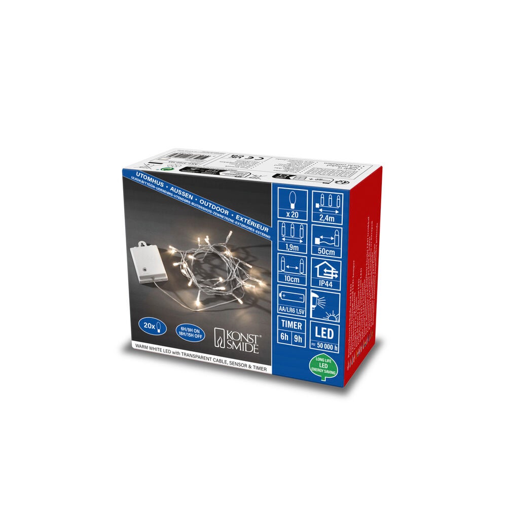 Slinga 20 varmvita LED