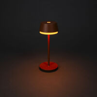 Lyon bordslampa usb Teracotta