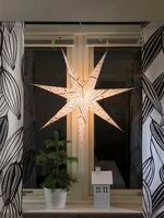 Paper star 7 points 78cm