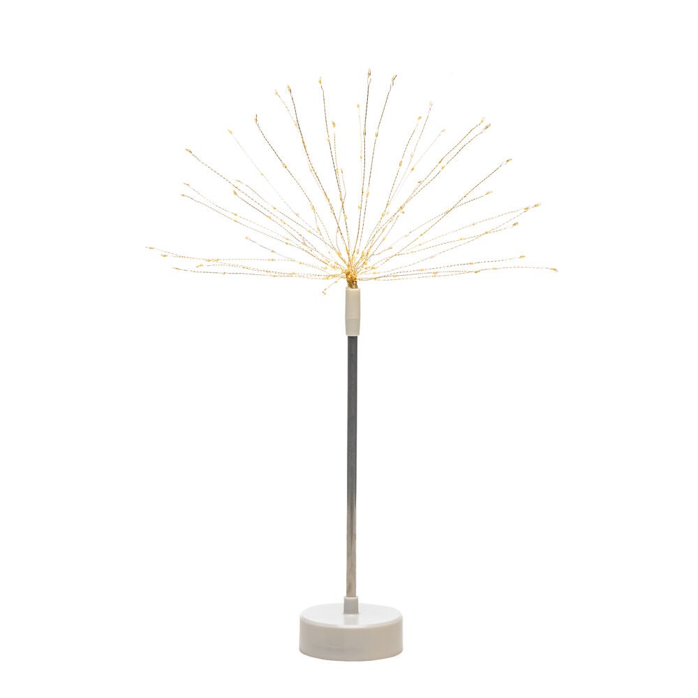 Stående metalldekoration vit