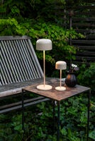 Lille bordslampa USB Svart