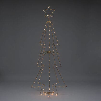 Metal Christmas Tree Brass