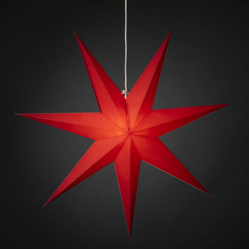 Pappersstjärna röd 78 cm