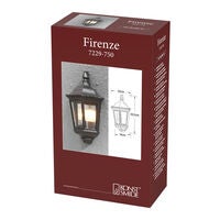 Firenze väggplafond E27 svart