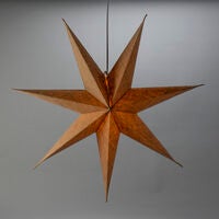 Pappersstjärna natur 78cm