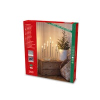 LED Metallleuchter, messing