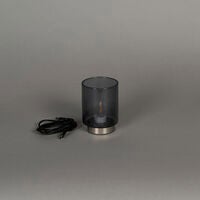 Laddbart glasljus. LED