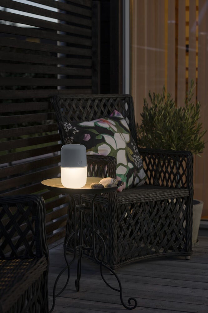 Assisi solcell/USB LED grön