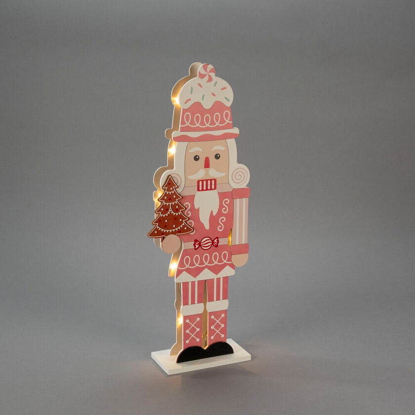 Nötknäppare rosa LED batteri