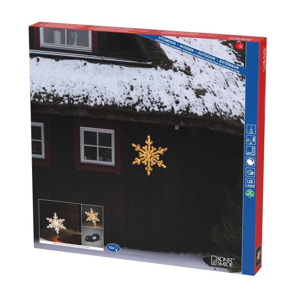 Deko Schneeflocke Außen 40Cm