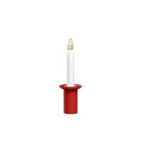 B/O Red Lucia Maid Candle LED