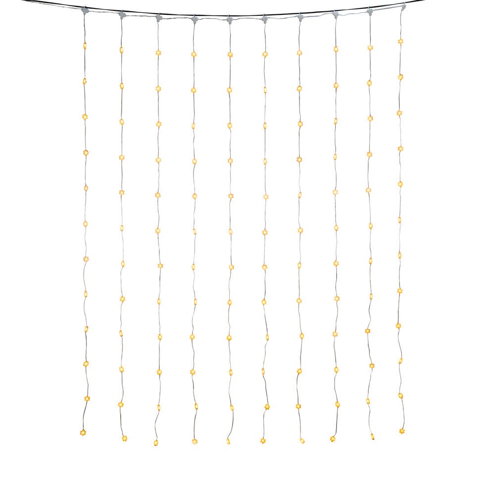 Gardinslinga 120 amber LED USB