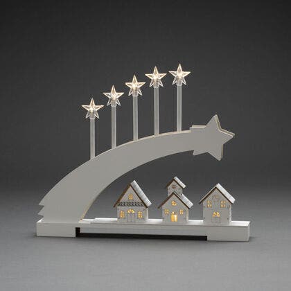 Wood Silhouette Shooting Star