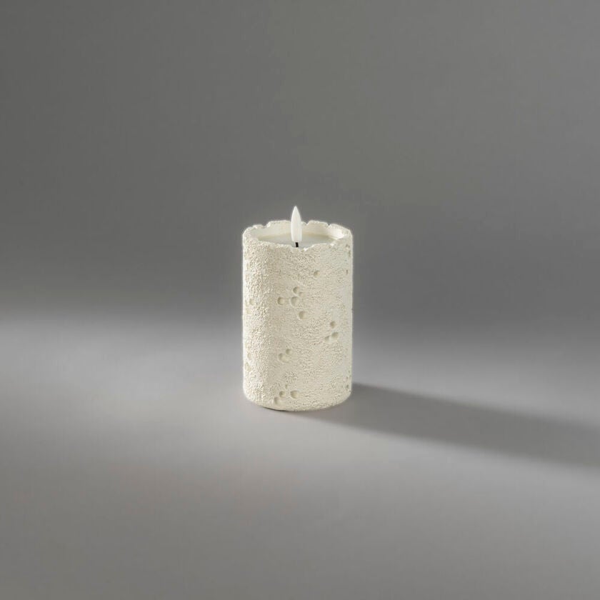 B/O cement candle light LED