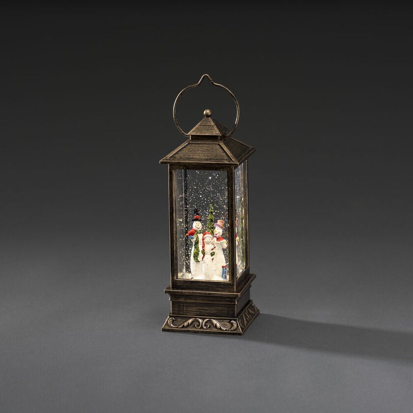 Water Lantern Snowman LED