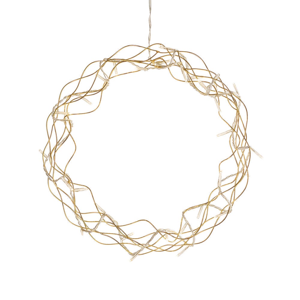 Krans 32 varmvita LED