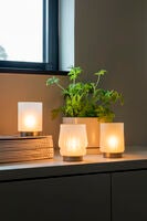 LED lantern glass battery