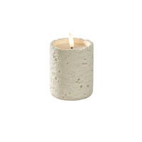 B/O cement candle light LED
