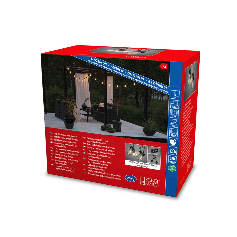 Slinga E27 20 amber LED