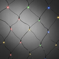 Nät 40 färgade LED 80x80cm