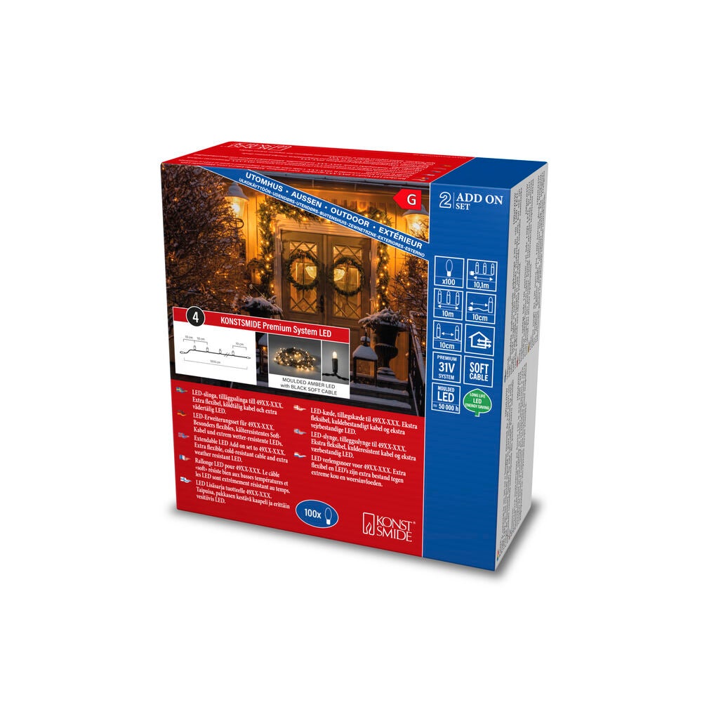 Tilläggsslinga 100 LED