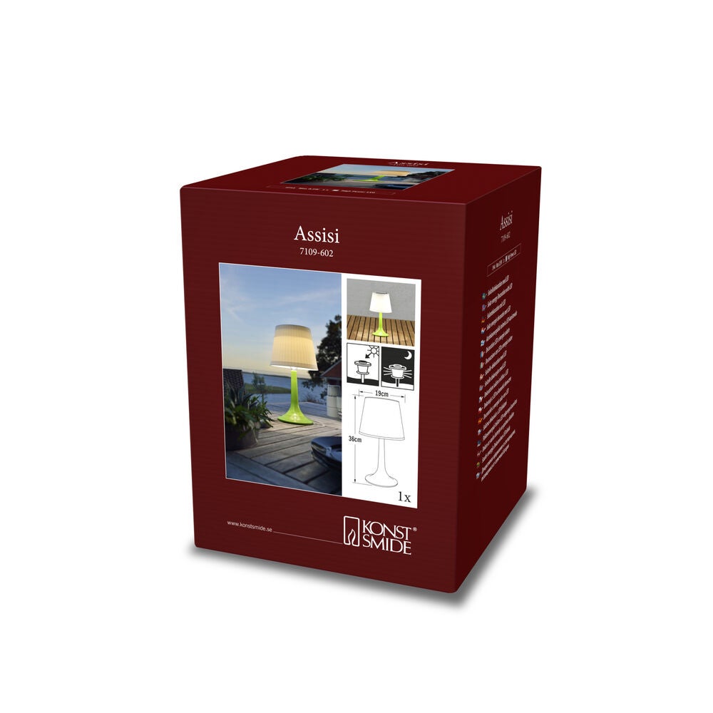 Assisi Solar Table Light LED