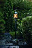 Milano trädgårdslykta E27 PIR