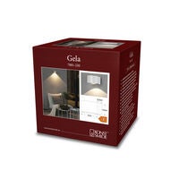 Gela vägglykta ned vit LED