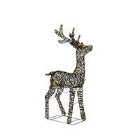 Imitation rattan reindeer LED