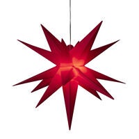 3-D Plastic Star 80cm Red