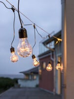 10 Clear Bulb LED Icicle Set