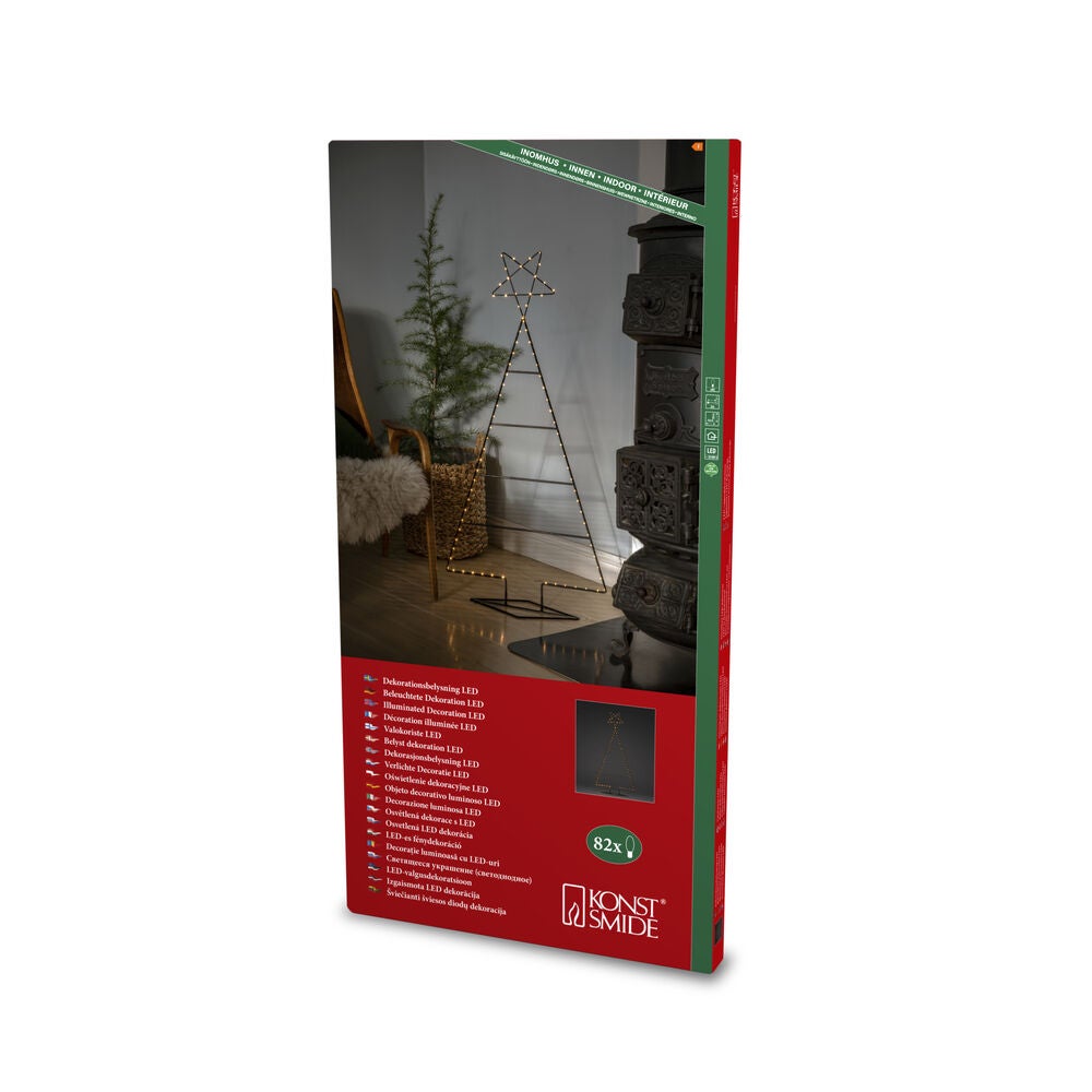 Metallgran 110cm micro LED