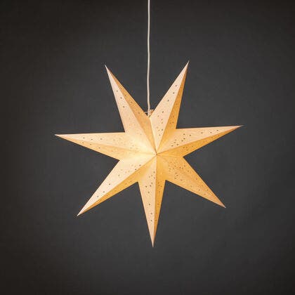 7 Point Paper Star 60cm White