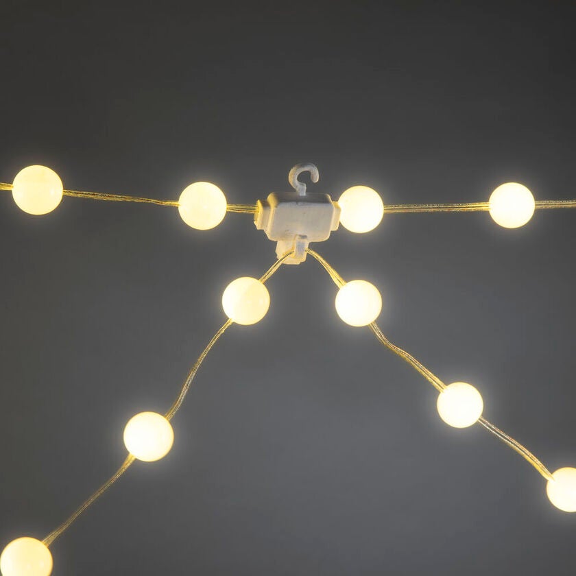 Gardin+ljusslinga, cherry LED