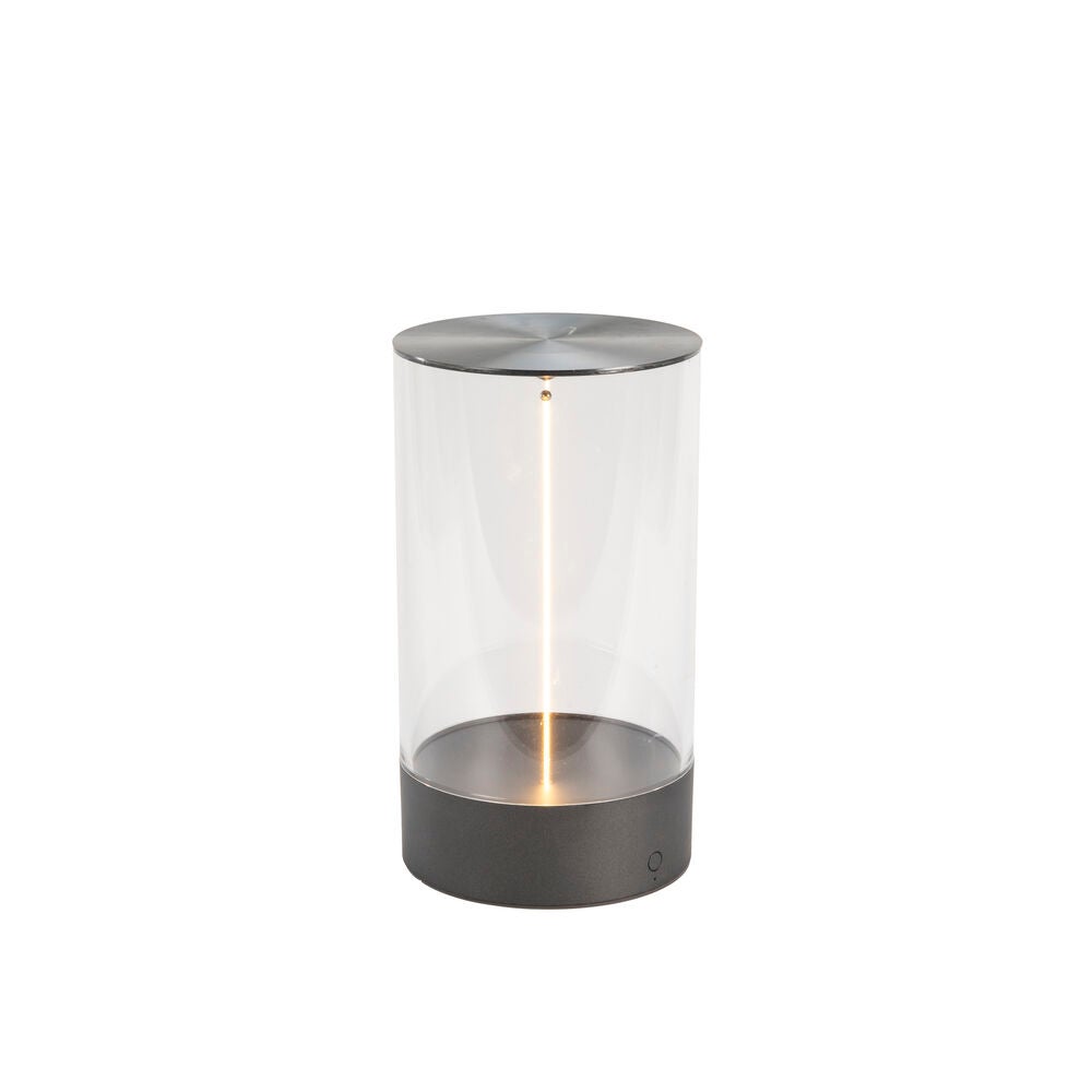 Edison M bordslampa M.Grå USB