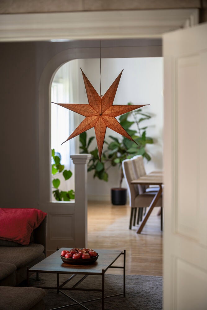 Pappersstjärna natur 78cm