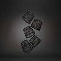 Large Lamp Shade Rattan 5pce