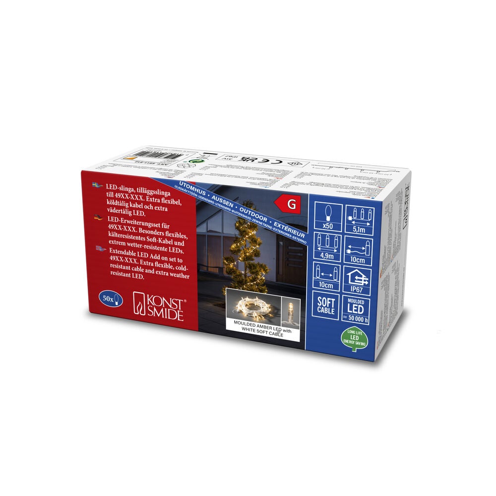 Tillägg slinga 50 LED