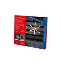 Snöflinga akryl 40cm vvita LED