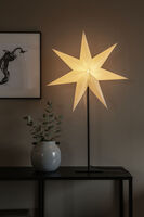 Pappersstjärna beige, met.fot