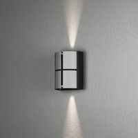 Vidar vägglykta 2x5W LED svart