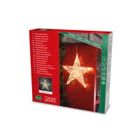 Stjärna akryl vvita LED