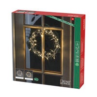 Wreath of gold metal, LED