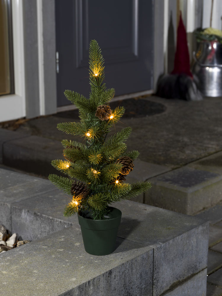 LED Weihnachtsbaum mit Tannenz
