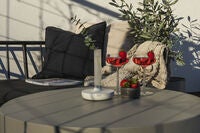 Biarritz bordslampa silver USB