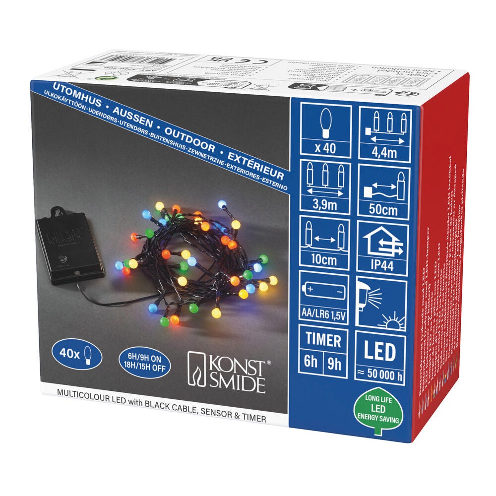 Slinga 40 färgade LED
