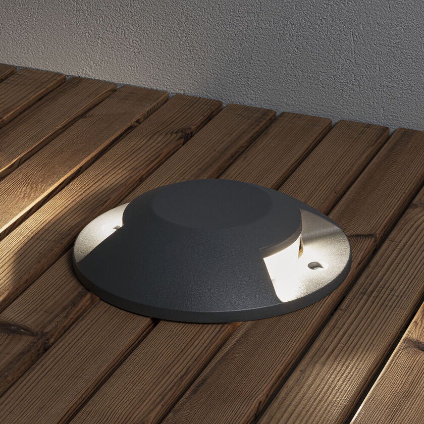 Ground/Deck Light LED Dk Grey