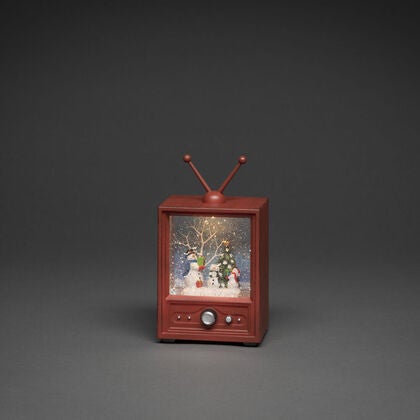 LED Fernseher mit 3 Schneemaen