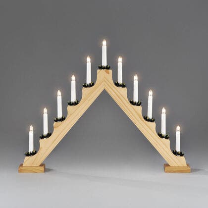 11 Bulb Candlestick Natural