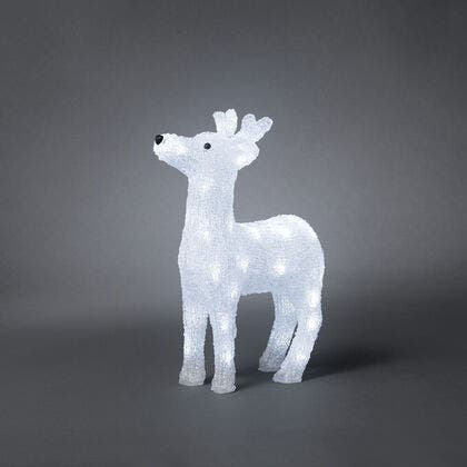 Acrylic Reindeer 38cm, LED